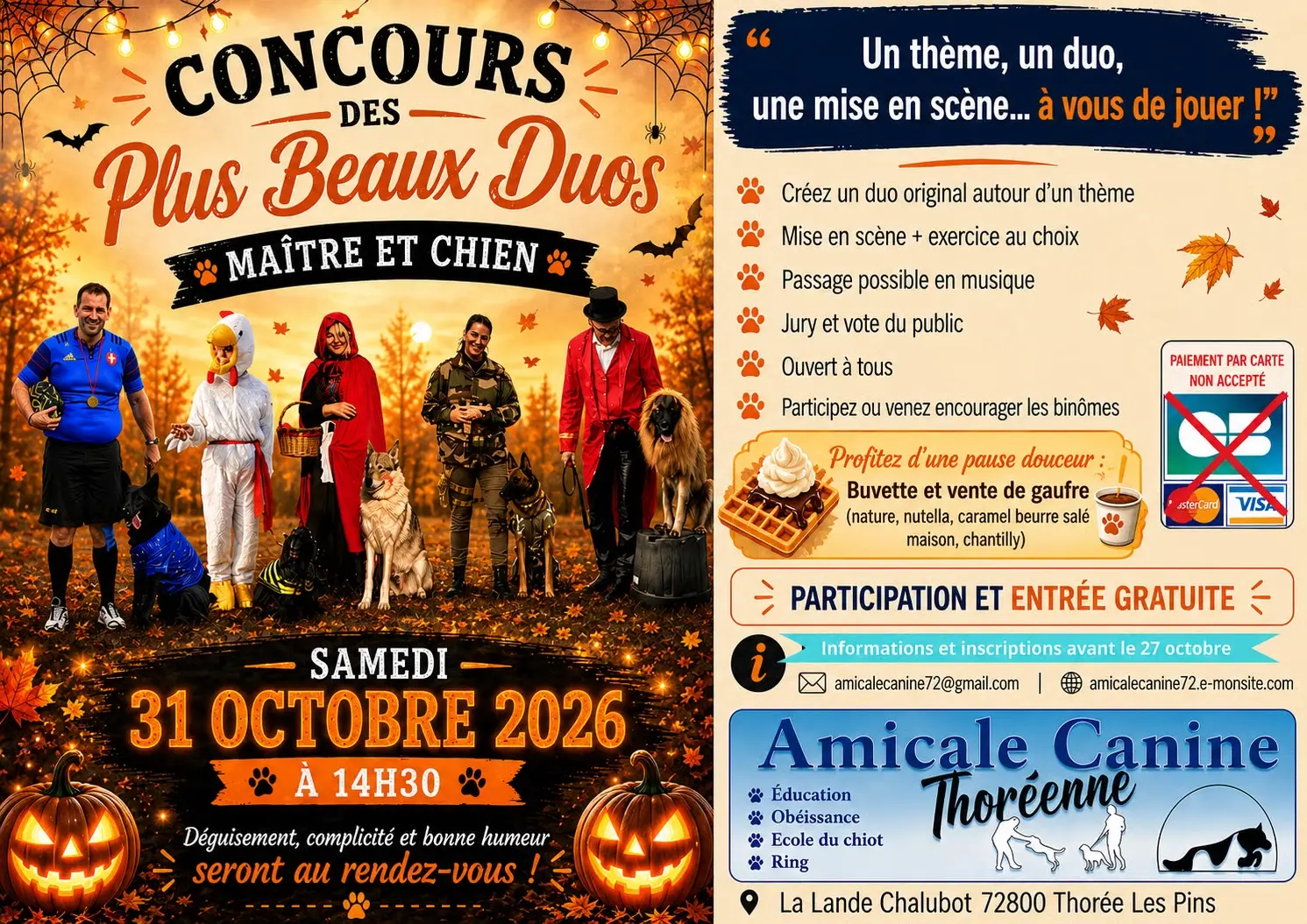 Concours des plus beaux duos 2026