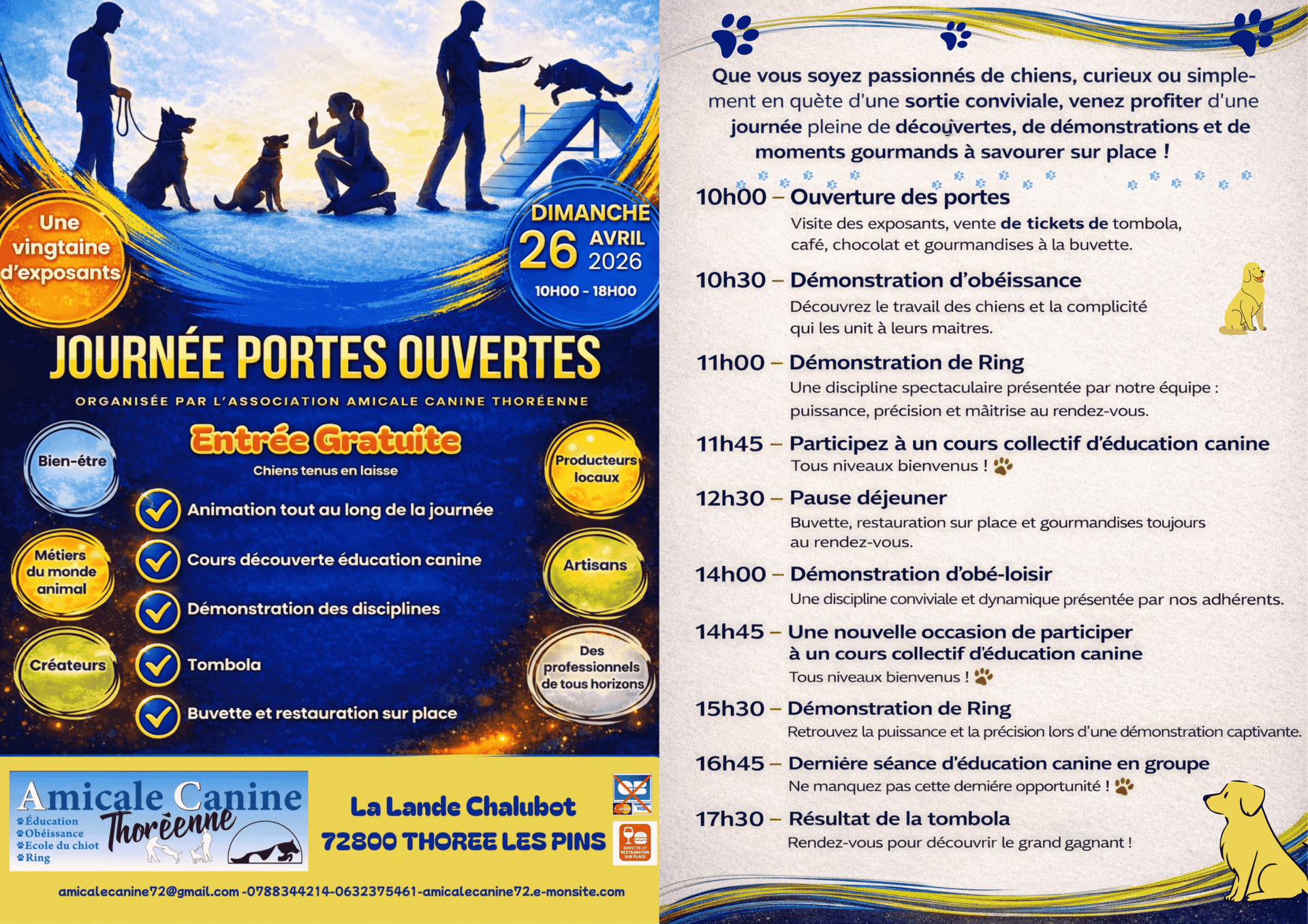 Journée Portes Ouvertes-Thorée Les Pins-72